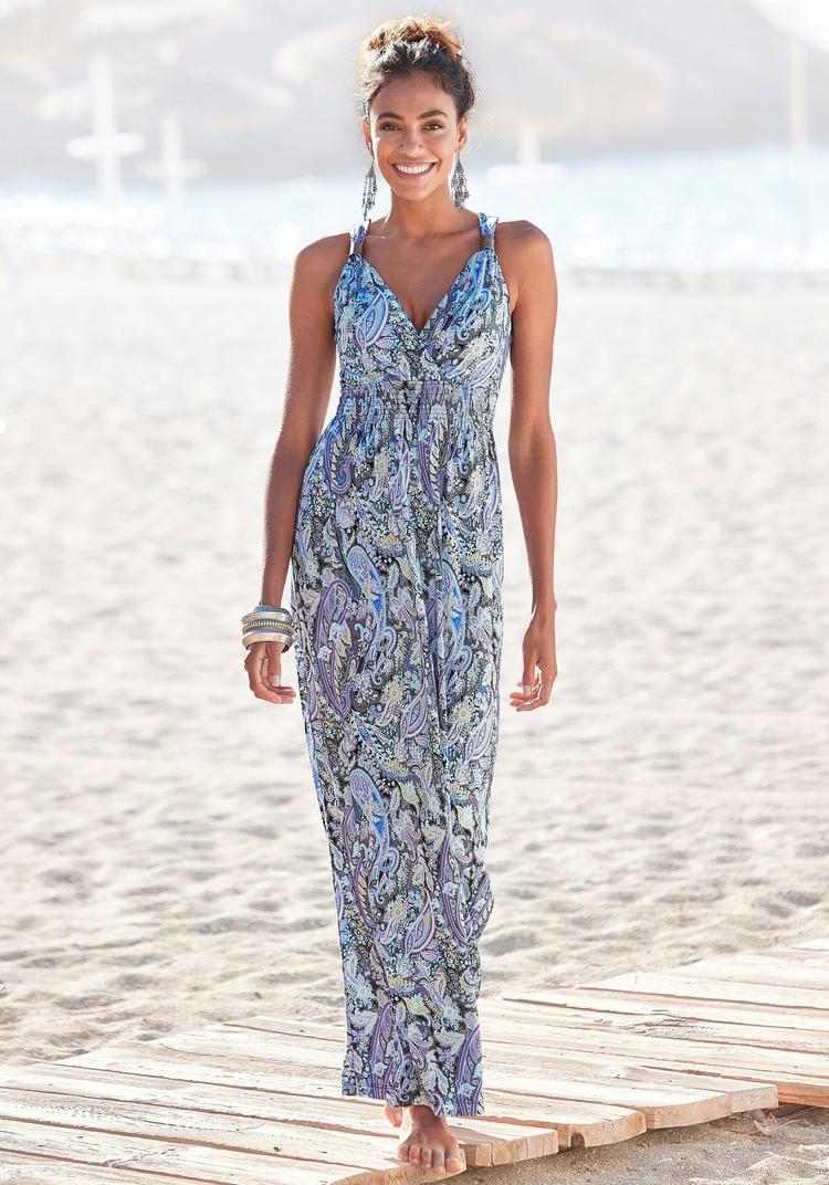 Lascana Lascana Maxikleid Maxikleid Damen - blau - 0 | SportScheck