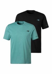 KangaROOS T-Shirt T-Shirt Herren - petrol - schwarz