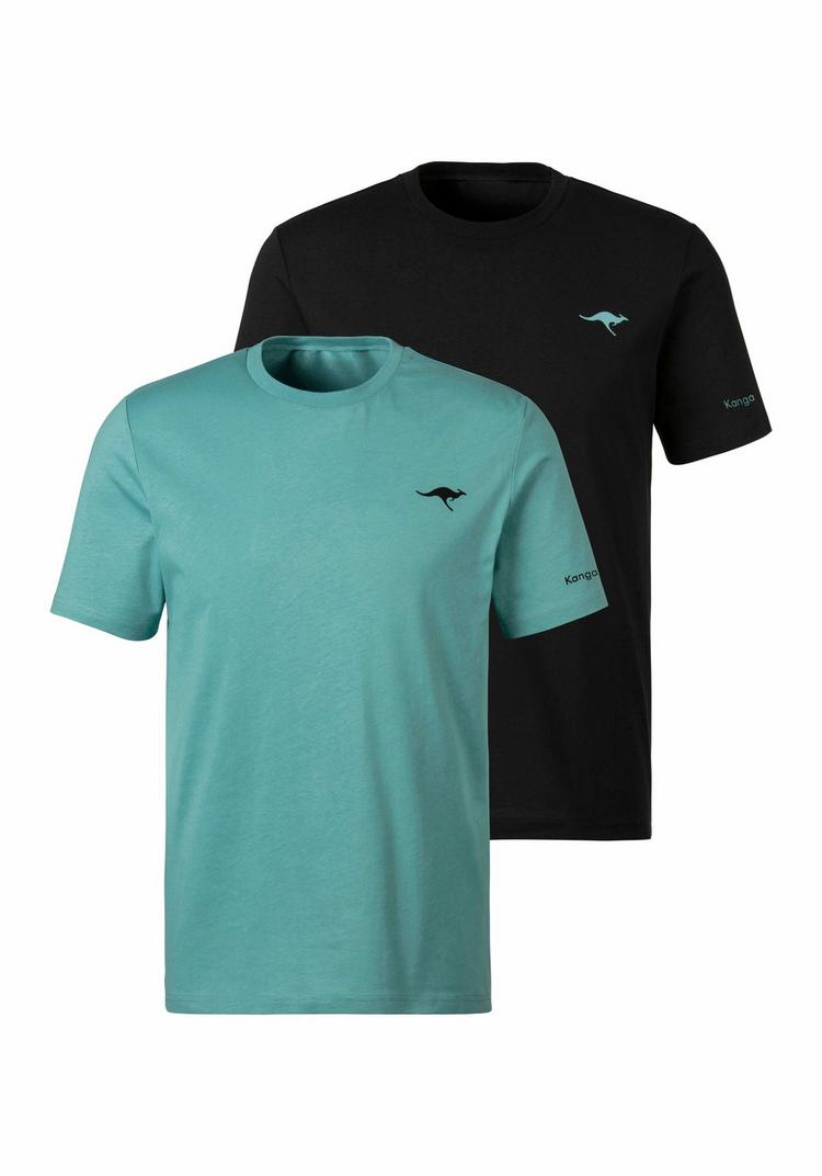 KangaROOS KangaROOS T-Shirt T-Shirt Herren - petrol - schwarz - 0 | SportScheck