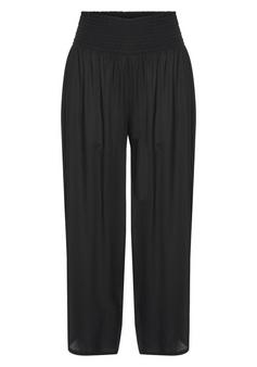 Buffalo Schlupfhose Stoffhose Damen schwarz