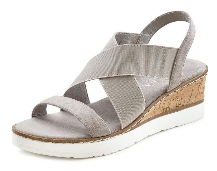 Lascana Lascana Sandalette Sandalen Damen - grau - 5 | SportScheck