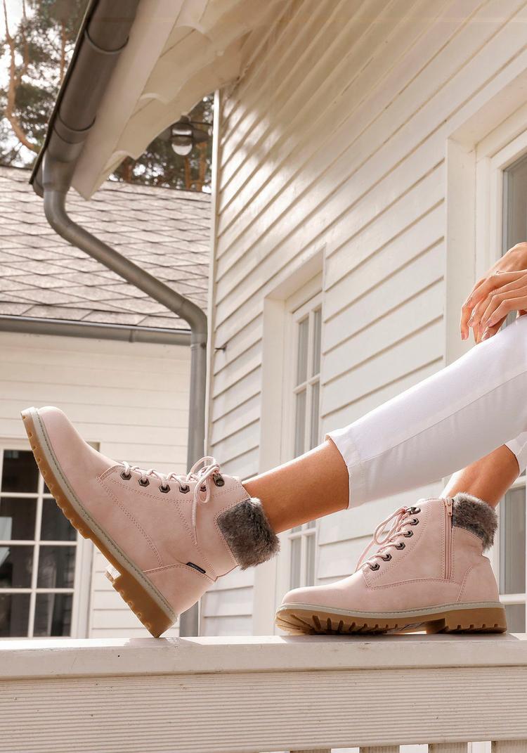 Lascana Lascana Stiefelette Boots Damen - ros&eacute; - 0 | SportScheck