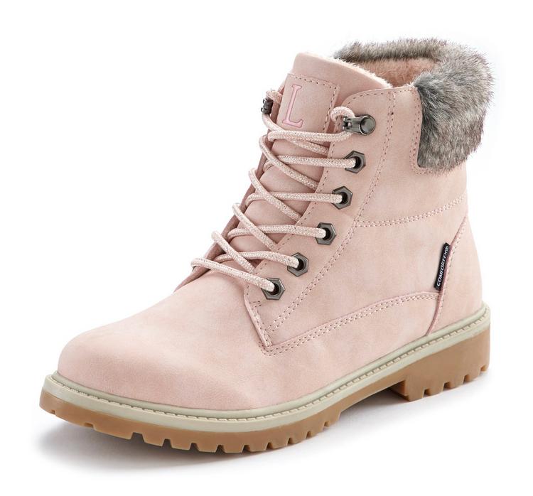Lascana Lascana Stiefelette Boots Damen - ros&eacute; - 0 | SportScheck