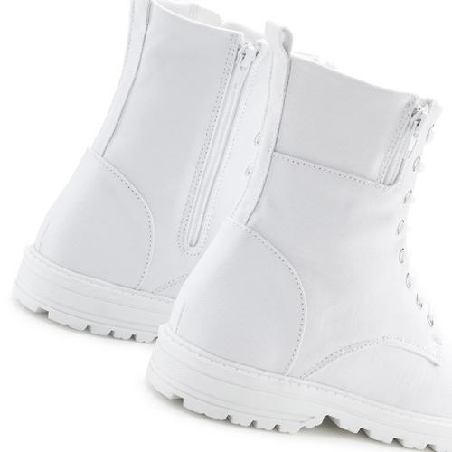 Rückansicht von Lascana Stiefelette Stiefel Damen weiß