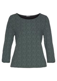 Lascana 3/4-Arm-Shirt Longshirt Damen schwarz