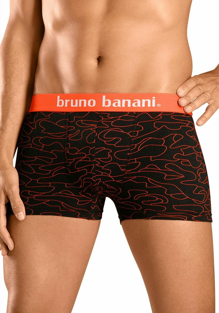 BRUNO BANANI BRUNO BANANI Boxer Unterhose Herren - schwarz-bedruckt - 1 | SportScheck