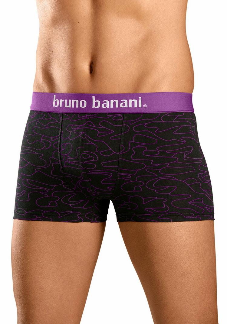 BRUNO BANANI BRUNO BANANI Boxer Unterhose Herren - schwarz-bedruckt - 3 | SportScheck