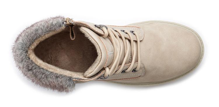 Lascana Lascana Stiefelette Boots Damen - beige - 1 | SportScheck