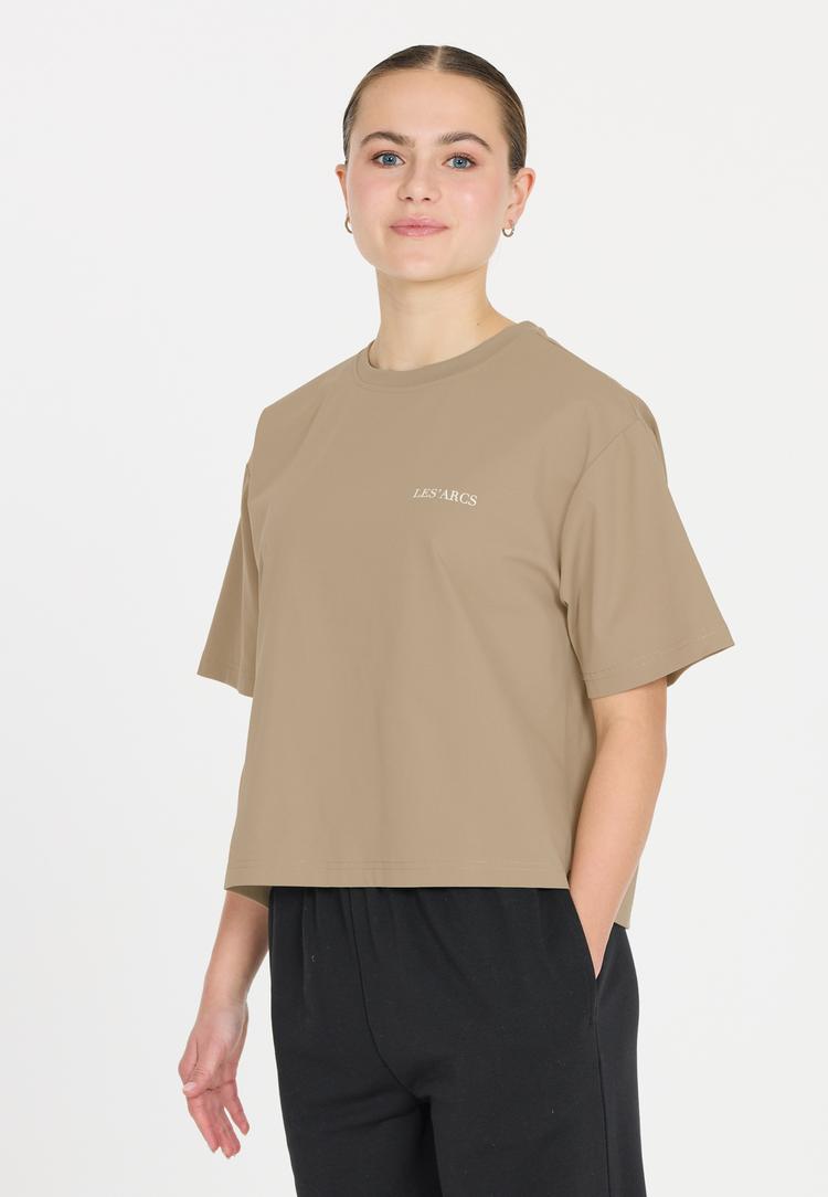 Les'Arcs Les'Arcs Jerety Printshirt Kinder - 1193 Roasted Cashew - 1 | SportScheck