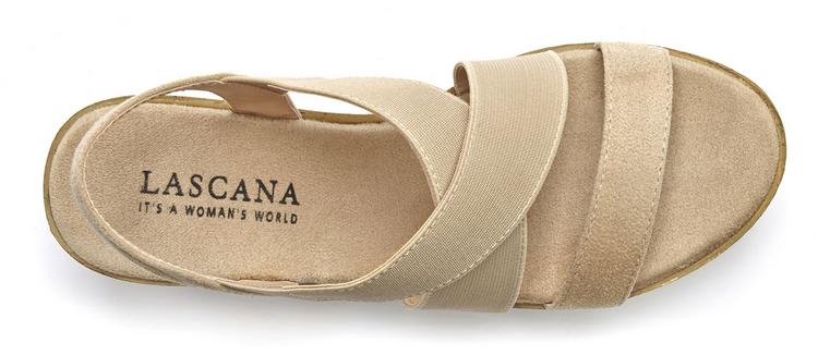 Lascana Lascana Sandalette Sandalen Damen - beige - 5 | SportScheck