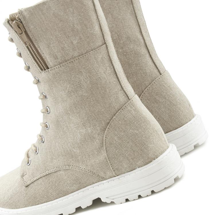 Lascana Lascana Stiefelette Boots Damen - beige - 5 | SportScheck