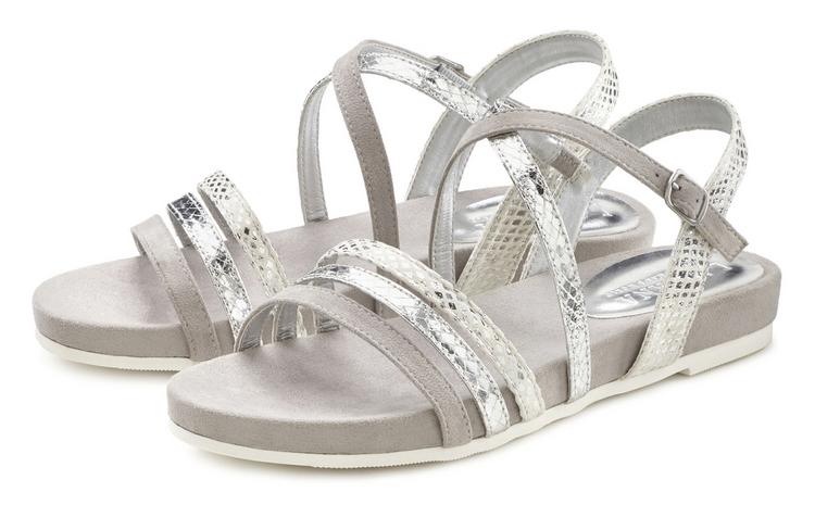 Lascana Lascana Sandale Sandalen Damen - silberfarben - 0 | SportScheck