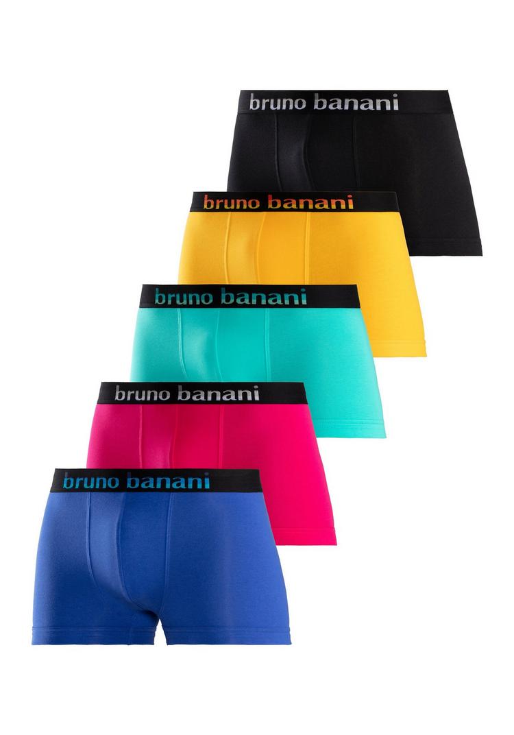 BRUNO BANANI BRUNO BANANI Boxer Unterhose Herren - blau - pink - mint - gelb - schwarz - 0 | SportScheck
