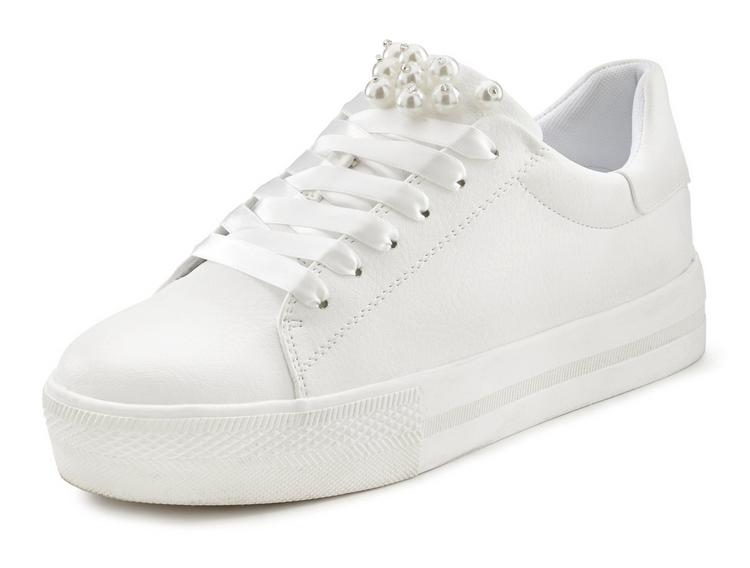 Lascana Lascana Sneaker Sneaker Damen - wei&szlig; - 4 | SportScheck
