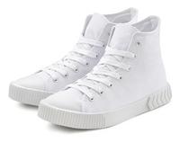 Lascana Stiefelette Boots Damen - wei&szlig;