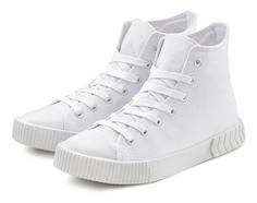 Lascana Stiefelette Boots Damen weiß