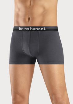 Rückansicht von BRUNO BANANI Boxer Boxershorts Herren blau petrol navy anthrazit