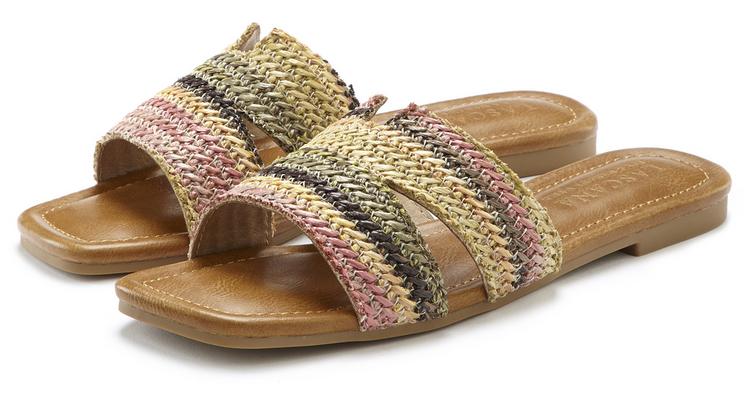 Lascana Lascana Pantolette Sandalen Damen - bunt - 0 | SportScheck