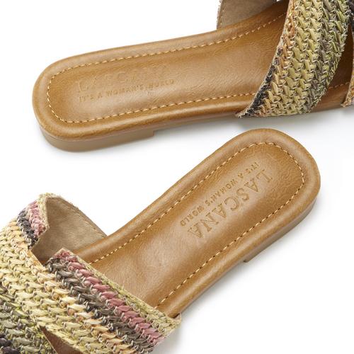 Rückansicht von Lascana Pantolette Sandalen Damen bunt