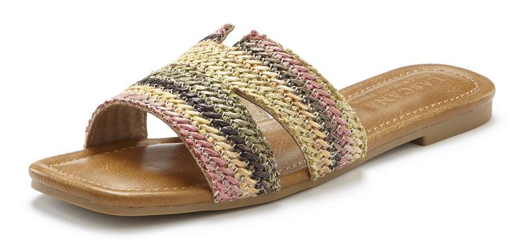 Lascana Lascana Pantolette Sandalen Damen - bunt - 1 | SportScheck