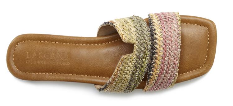 Lascana Lascana Pantolette Sandalen Damen - bunt - 3 | SportScheck