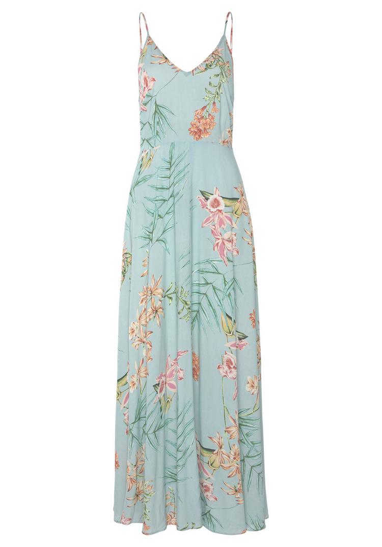 Lascana Lascana Maxikleid Maxikleid Damen - t&uuml;rkis bedruckt - 0 | SportScheck
