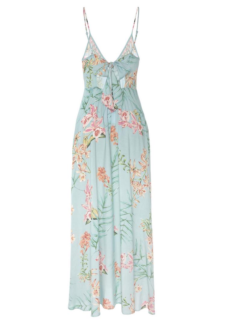 Lascana Lascana Maxikleid Maxikleid Damen - t&uuml;rkis bedruckt - 0 | SportScheck