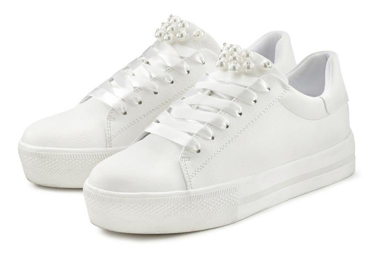 Lascana Lascana Sneaker Sneaker Damen - wei&szlig; - 0 | SportScheck