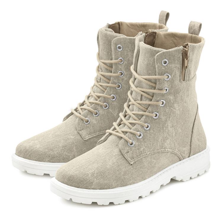 Lascana Lascana Stiefelette Boots Damen - beige - 0 | SportScheck