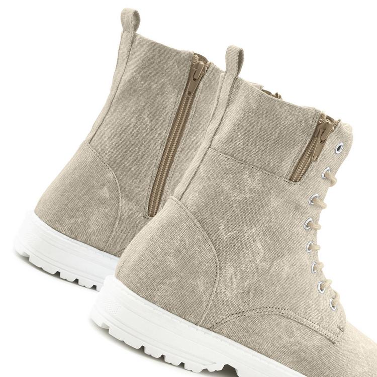 Lascana Lascana Stiefelette Boots Damen - beige - 1 | SportScheck