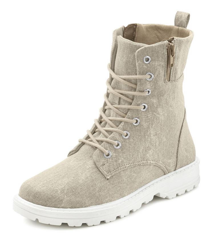 Lascana Lascana Stiefelette Boots Damen - beige - 3 | SportScheck