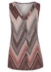 Lascana Tanktop Tanktop Damen - sand - bordeaux