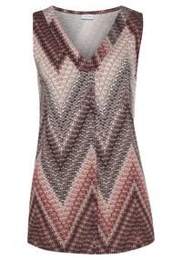Lascana Tanktop Tanktop Damen - sand - bordeaux