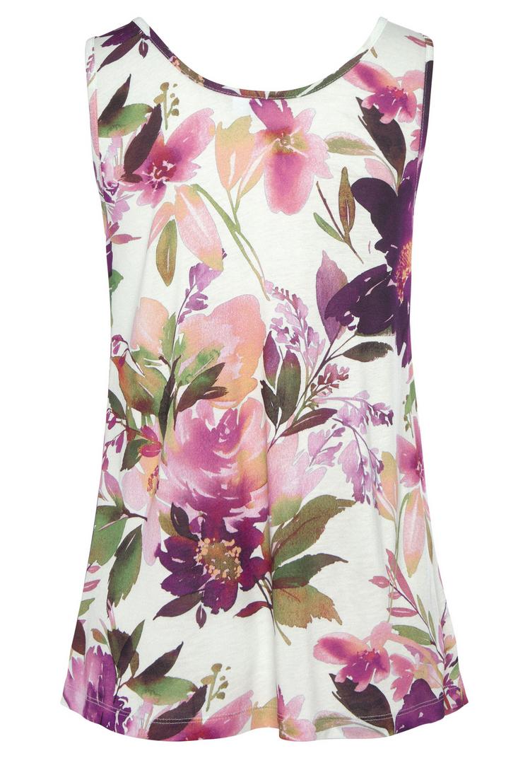 BEACH TIME BEACH TIME Tanktop Tanktop Damen - bunt - wei&szlig; - 0 | SportScheck