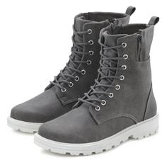 Lascana Stiefelette Stiefel Damen grau