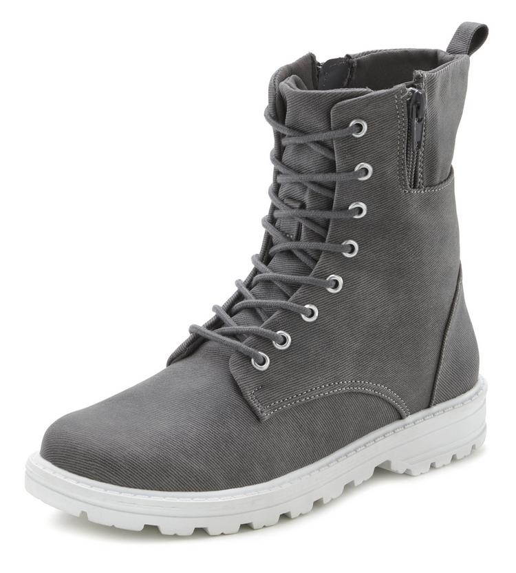 Lascana Lascana Stiefelette Boots Damen - grau - 2 | SportScheck