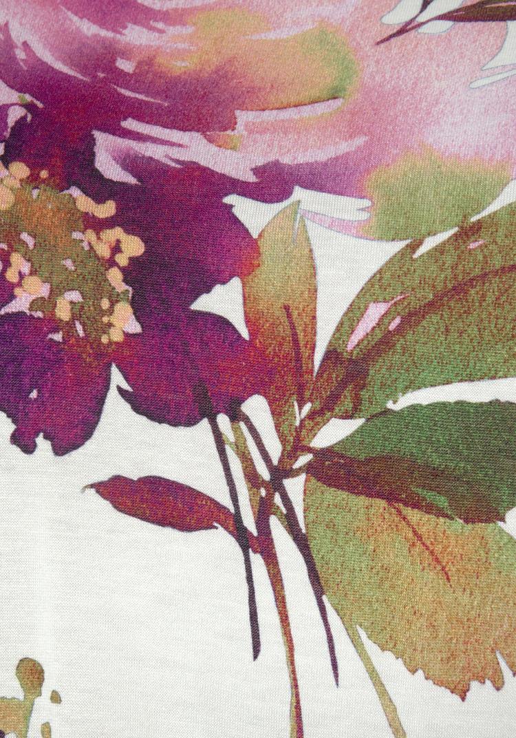 BEACH TIME BEACH TIME Midikleid Kleid Damen - wei&szlig; bedruckt - 0 | SportScheck