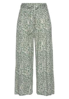 BEACH TIME Culotte Printhose Damen grün bedruckt