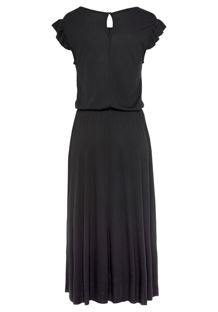 BEACH TIME BEACH TIME Midikleid Kleid Damen - schwarz - 0 | SportScheck