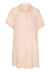 Lascana Longbluse Langarmbluse Damen - peach