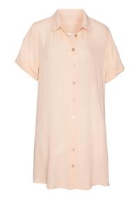 Lascana Longbluse Langarmbluse Damen - peach