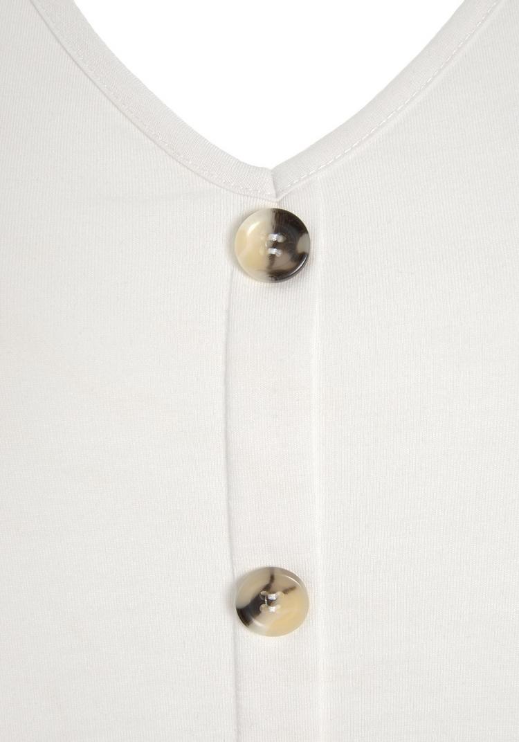 Lascana Lascana Shirttop Funktionsshirt Damen - creme - schwarz - 1 | SportScheck