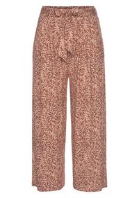 BEACH TIME Culotte Printhose Damen - rot bedruckt