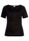 Buffalo Kurzarmshirt T-Shirt Damen - schwarz