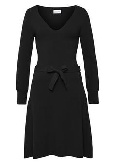Lascana Strickkleid Strickkleid Damen schwarz