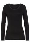 Lascana Langarmshirt Langarmshirt Damen - schwarz