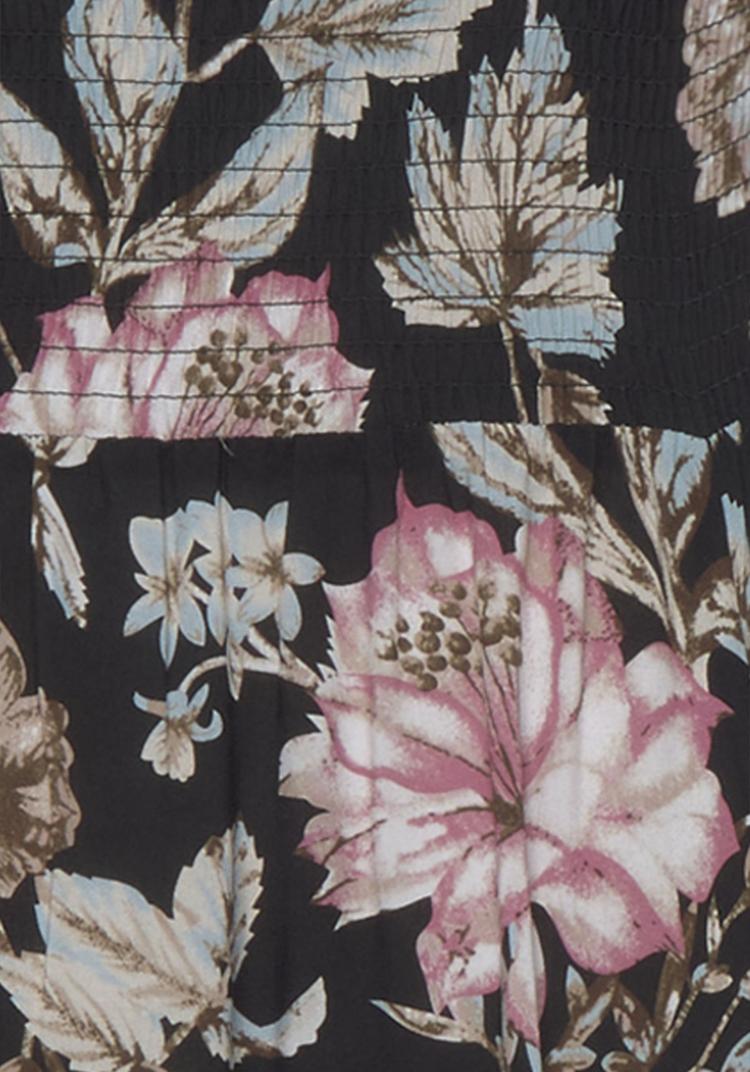 Lascana Lascana Maxikleid Maxikleid Damen - schwarz bedruckt - 0 | SportScheck