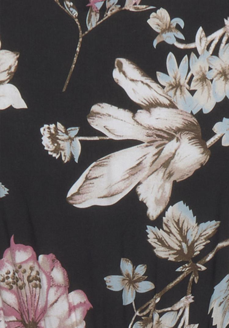 Lascana Lascana Maxikleid Maxikleid Damen - schwarz bedruckt - 1 | SportScheck