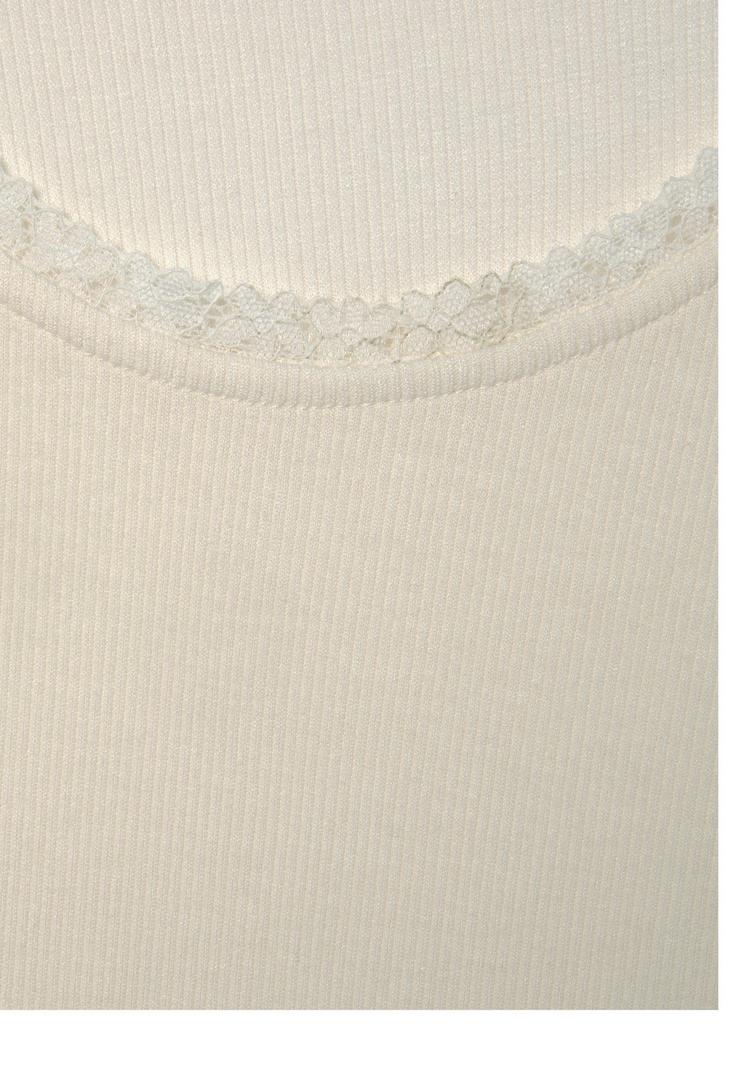 Lascana Lascana Langarmshirt Langarmshirt Damen - creme - 1 | SportScheck