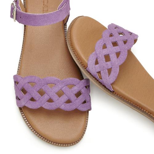 Rückansicht von Lascana Sandale Sandalen Damen lila